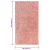 vidaXL Tappeto Shaggy a Pelo Lungo Rosa 80x150 cm 50 mm