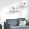 vidaXL Scaffale a Parete Grigio Cemento 60x23,5x3,8 cm in MDF