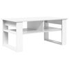 vidaXL Tavolino da salotto Bianco 96 x 54 x 44 cm Legno multistrato