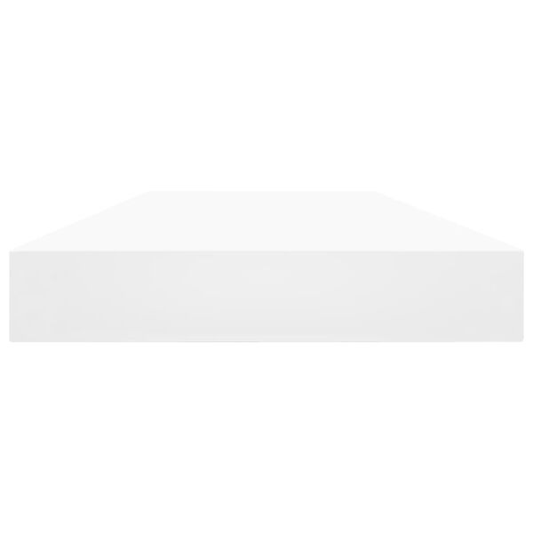 vidaXL Ripiani per Libreria 8pz Bianchi 80x10x1,5 cm Legno Multistrato