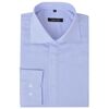 vidaXL Camicia Uomo Business Bianca e Azzurra a Righe Taglia S