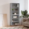 vidaXL Credenza Grigio Sonoma 69,5x32,5x180 cm Legno Multistrato