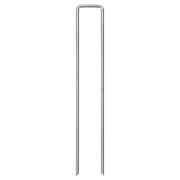 vidaXL Picchetti da Terra a Forma di U 50pz 20x4 cm in Acciaio Zincato