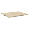 vidaXL Cuscino per Panca Beige 120x(50+50)x7 cm in Tessuto Oxford