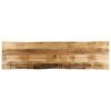 vidaXL Piano Tavolo Bordi Vivi 180x40x3,8 cm Legno di Mango Grezzo