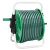 vidaXL Avvolgitubo Autonomo Verde con Set Raccordi Tubo 0,5" 20 m PVC