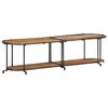 vidaXL Mobile Porta TV 160x42x40 cm in Legno Massello di Acacia