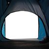 vidaXL Tenda da Campeggio a Cupola per 4 Persone Blu Impermeabile