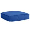 vidaXL Cuscino Blu Reale 60 x 60 x 12 cm Tessuto Oxford