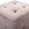 vidaXL Pouf 2 pz Rosa 30x30x30 cm in Velluto