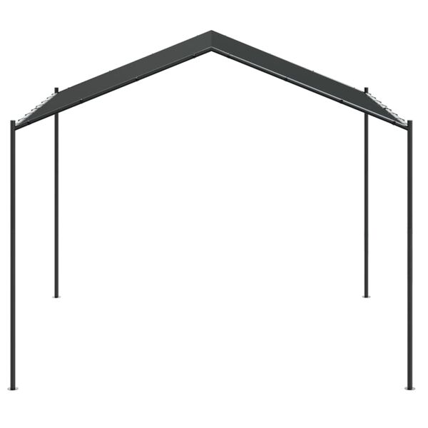 vidaXL Tenda a Baldacchino Antracite 3x3 m in Acciaio e Tessuto