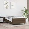 vidaXL Materasso a Molle Insacchettate Rigidit&agrave; Media Marrone Scuro 90x190x20 cm