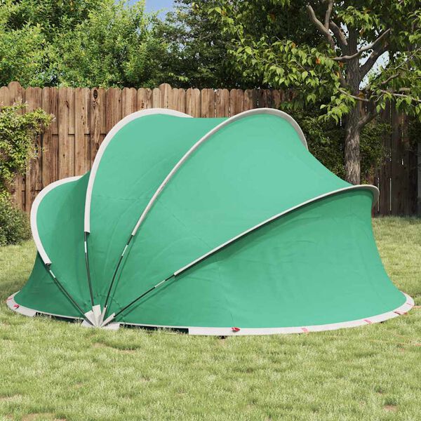 vidaXL Dome Piscina Verde 336 x 322 x 160 cm