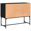 vidaXL Credenza Nera 100x40x79,5 cm in Legno Multistrato