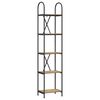 vidaXL Libreria 5 livelli 40 x 30 x 183 cm Legno ingegnerizzato