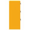 vidaXL Armadio per File Geometrico Giallo senape 45,5 x 42 x 106,5 cm