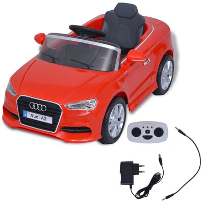 vidaXL Automobile Elettrica con Telecomando Audi A3 Rossa