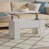 vidaXL Tavolino da Salotto Bianco 79x49x41 cm in Legno Multistrato