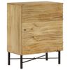 vidaXL Credenza in Legno Massello di Mango 60x35x75 cm