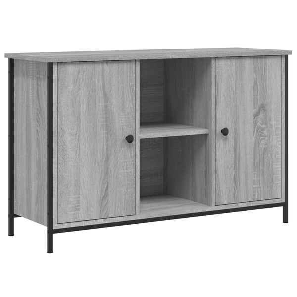 vidaXL Mobile TV Grigio Sonoma 100x35x65 cm in Legno Multistrato