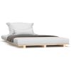 vidaXL Giroletto senza Materasso 75x190 cm in Legno Massello di Pino