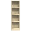 vidaXL Libreria Rovere Sonoma 40x24x143 cm in Legno Multistrato