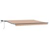 vidaXL Tenda retrattile Multicolore 400 &times; 350 cm Tessuto e Alluminio