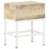 vidaXL Comodino 40x30x50 cm in Legno Massello di Mango