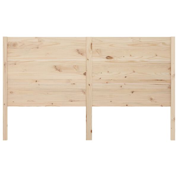 vidaXL Testiera per Letto 166x4x100 cm in Legno Massello di Pino