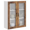 vidaXL Pensile cucina con porta Lucca Legno antico 80 x 31 x 100 cm