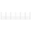 vidaXL Gabbione a U con 7 Pali in Ferro 740x20x200 cm