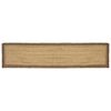 vidaXL Tappeto da Area Grigio 60 x 250 cm Juta