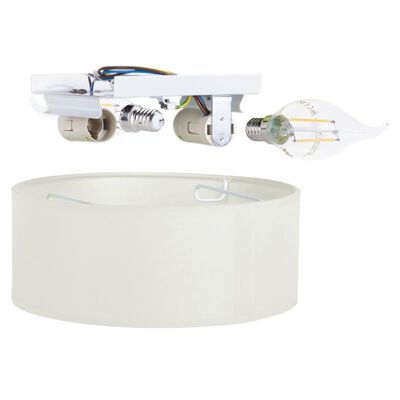 Smartwares Lampada da Soffitto 30x30x10 cm Bianca