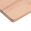 vidaXL Piano per Tavolo 60x60x2,5 cm Quadrato Legno Massello di Faggio