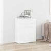 vidaXL Credenza Bianco Lucido 60x30x75 cm in Legno Multistrato