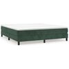 vidaXL Struttura Letto a Rete a Molle Verde Scuro 180x200 cm in Velluto