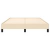 vidaXL Giroletto senza Materasso Crema 140x190 cm in Tessuto