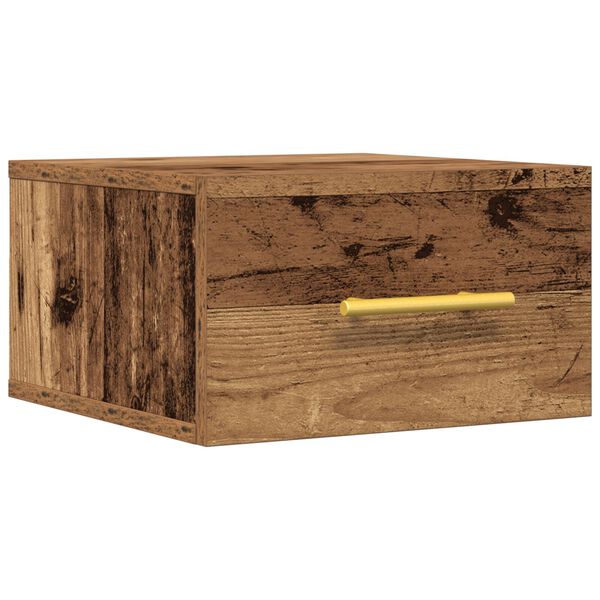 vidaXL Armadio da Notte Legno vecchio 35 x 35 x 20 cm