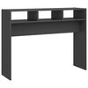 vidaXL Tavolino Consolle Grigio 105x30x80 cm in Legno Multistrato