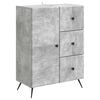 vidaXL Credenza Grigio Cemento 66 x 34,5 x 90 cm Legno ingegnerizzato
