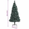 vidaXL Albero di Natale artificiale preilluminato con set di palline