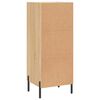 vidaXL Credenza Rovere Sonoma 34,5x34x90 cm in Legno Multistrato