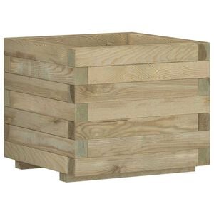 vidaXL Letto Rialzato 50x50x40 cm Quadrato in Legno