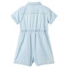 Tutina da Bambina a Maniche Corte Blu Tenue 140