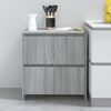 vidaXL Credenza Grigio Sonoma 70x41x75 cm in Truciolato