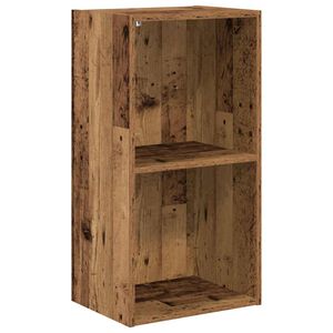 vidaXL Libreria Legno Antico 40x30x77 cm in Legno Multistrato