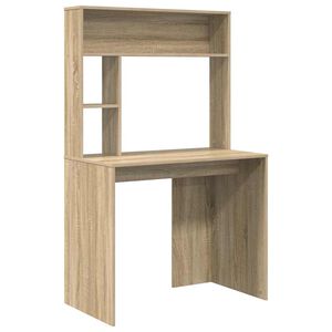 vidaXL Scrivania Rovere Sonoma 91 x 50 x 149 cm Legno ingegnerizzato