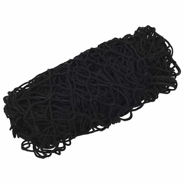 vidaXL Rete per Rimorchio con Corda Elastica Nero 2,1x1,25 m in PP