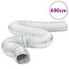 vidaXL Condotto di Ventilazione in Alluminio 6 m &Oslash;12,5 cm