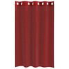 vidaXL Tende in Voile con Occhielli 2 pz Rosso Vino